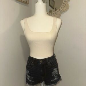House of Harlow 1960 Ivory Knit Top